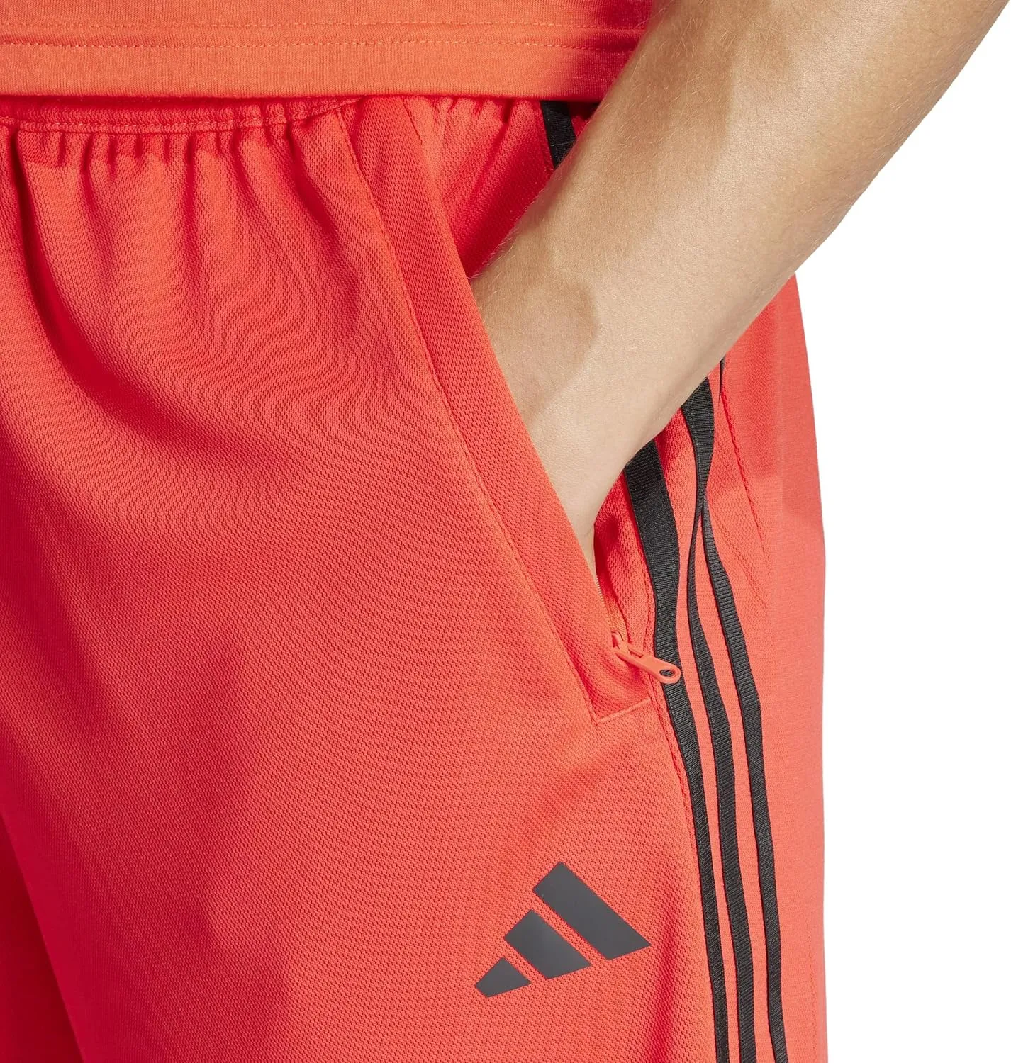adidas Men's Train Essentials Piqu?? 3-Stripes Shorts