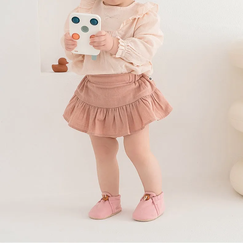 Adjustable Elastic Non-Slip Soft Sole First Walkers