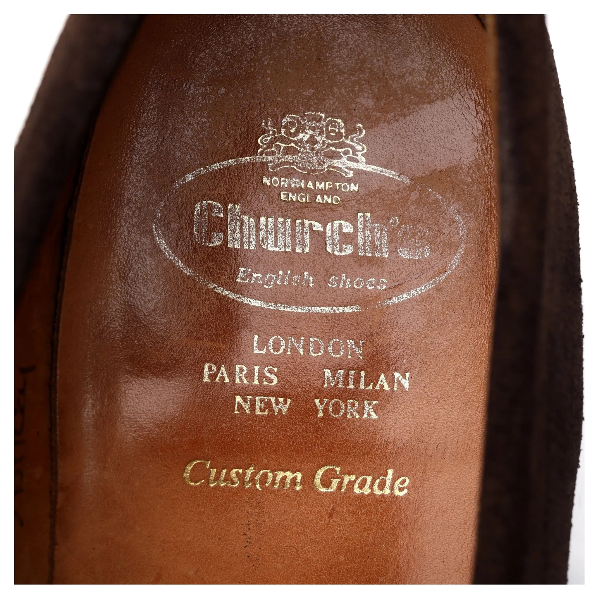 'Ashley' Dark Brown Suede Loafers UK 9 F