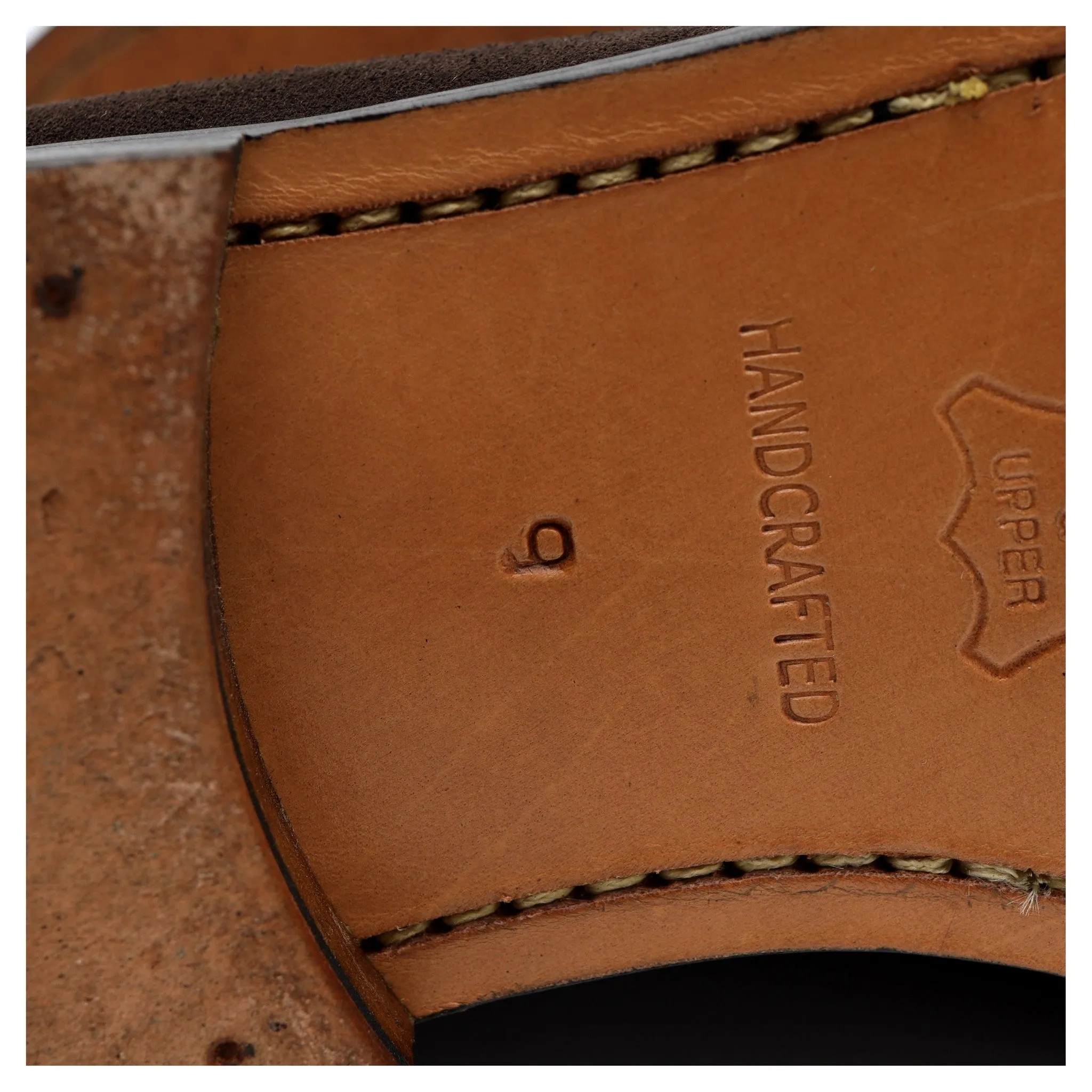 'Avon' Dark Brown Suede Loafers UK 9