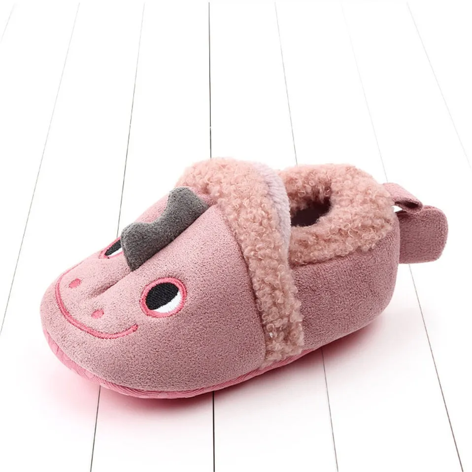 Baby Cartoon Anti-slip Prewalker/Crib Shoes