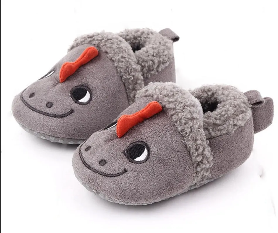 Baby Cartoon Anti-slip Prewalker/Crib Shoes