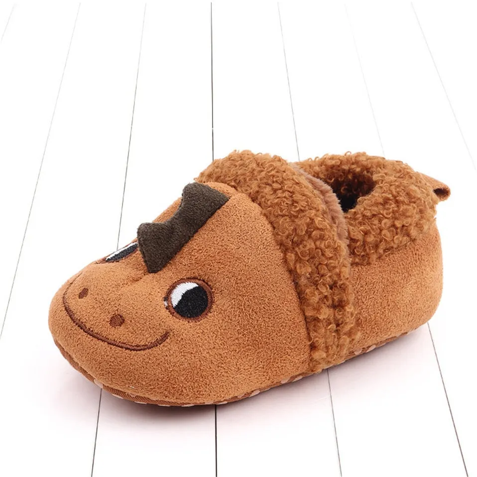 Baby Cartoon Anti-slip Prewalker/Crib Shoes