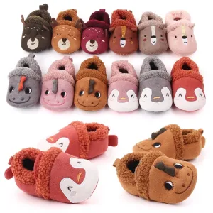 Baby Cartoon Anti-slip Prewalker/Crib Shoes