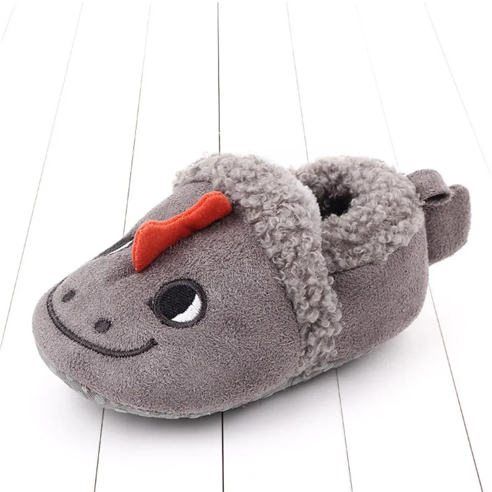 Baby Cartoon Anti-slip Prewalker/Crib Shoes