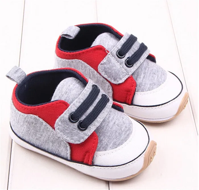 Baby Cotton Anti-slip Moccasins Rubber Shoes