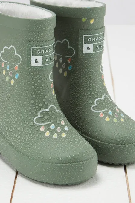Color Changing Rainboots -Khaki Green
