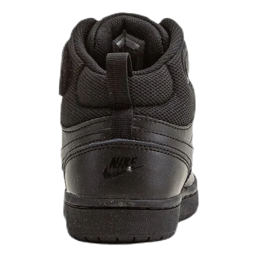 Court Borough Mid 2 Little Kids' Shoes BLACK/BLACK-BLACK