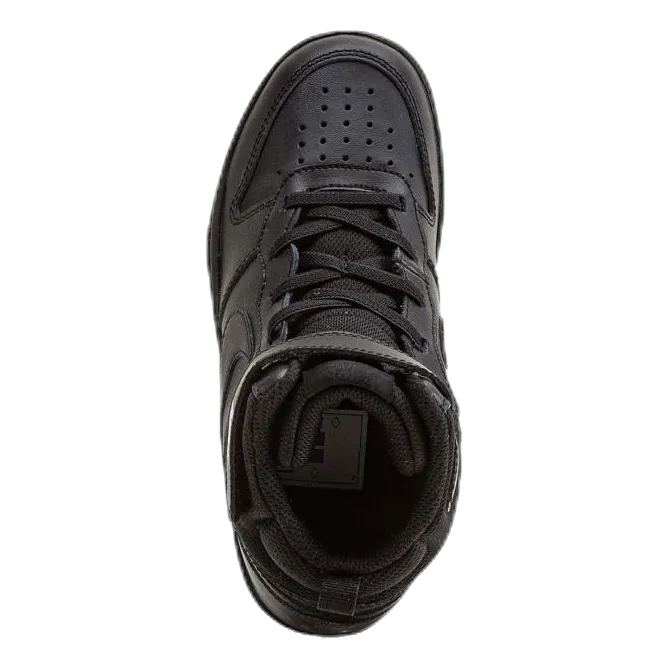Court Borough Mid 2 Little Kids' Shoes BLACK/BLACK-BLACK