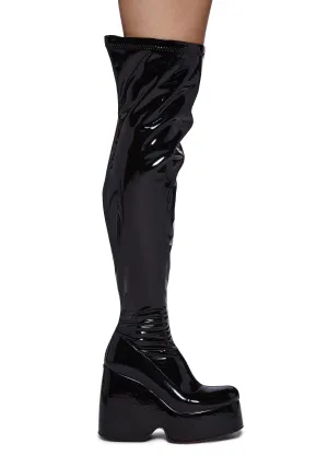 Etana Thigh High Platform Boots