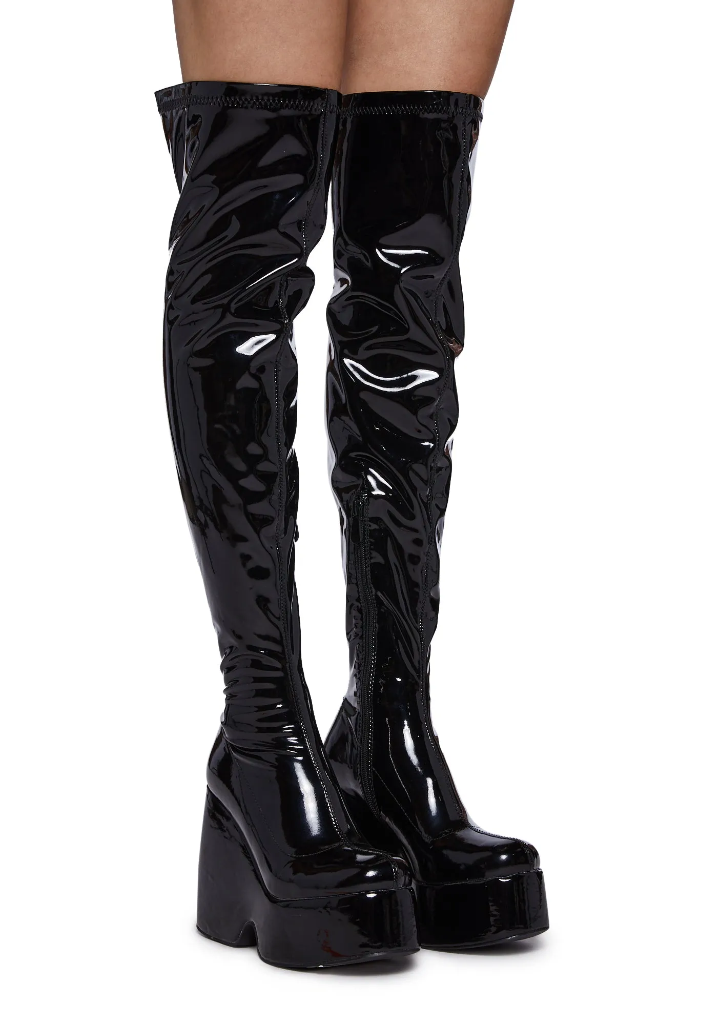 Etana Thigh High Platform Boots