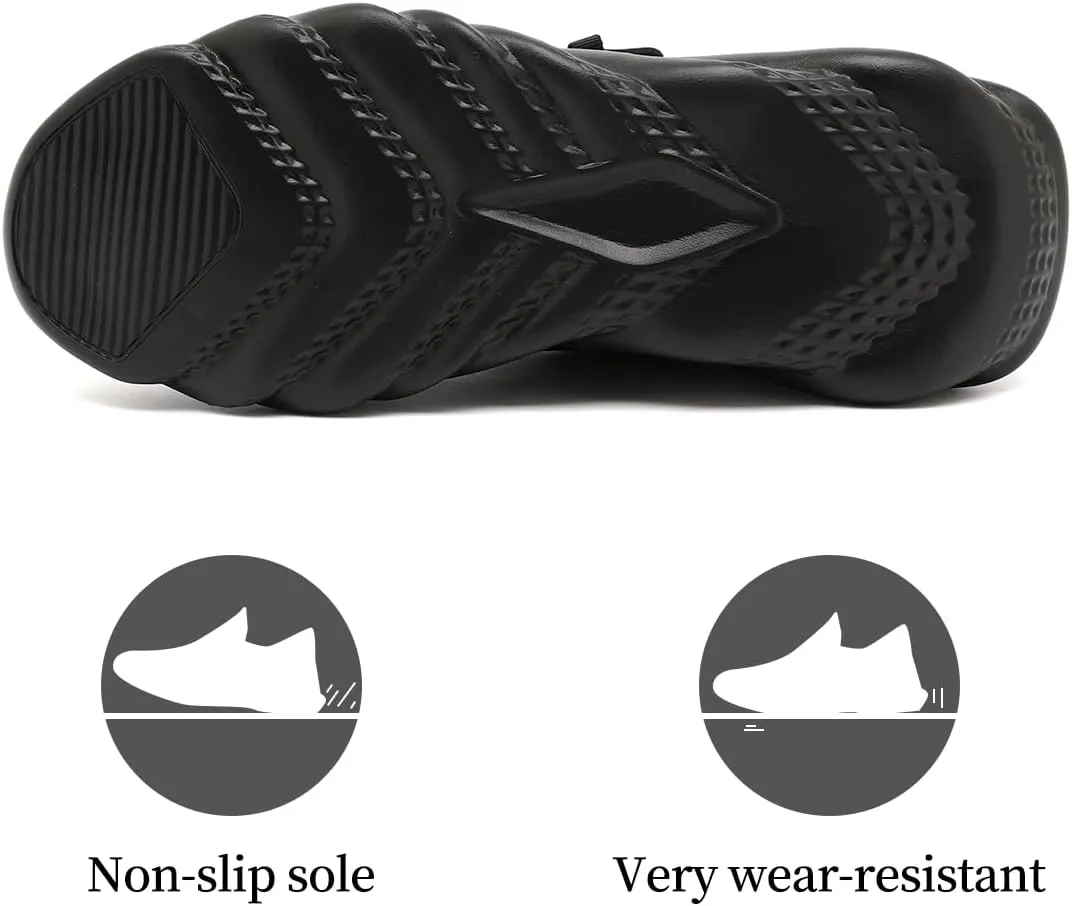 Men's Walking Running Shoes Sneakers Athletic Non Slip On Sports Tennis Fitness Shoes Casual Workout Lightweight Breathable Trainers Gym Fashion Mesh Soft Comfortable Shoe