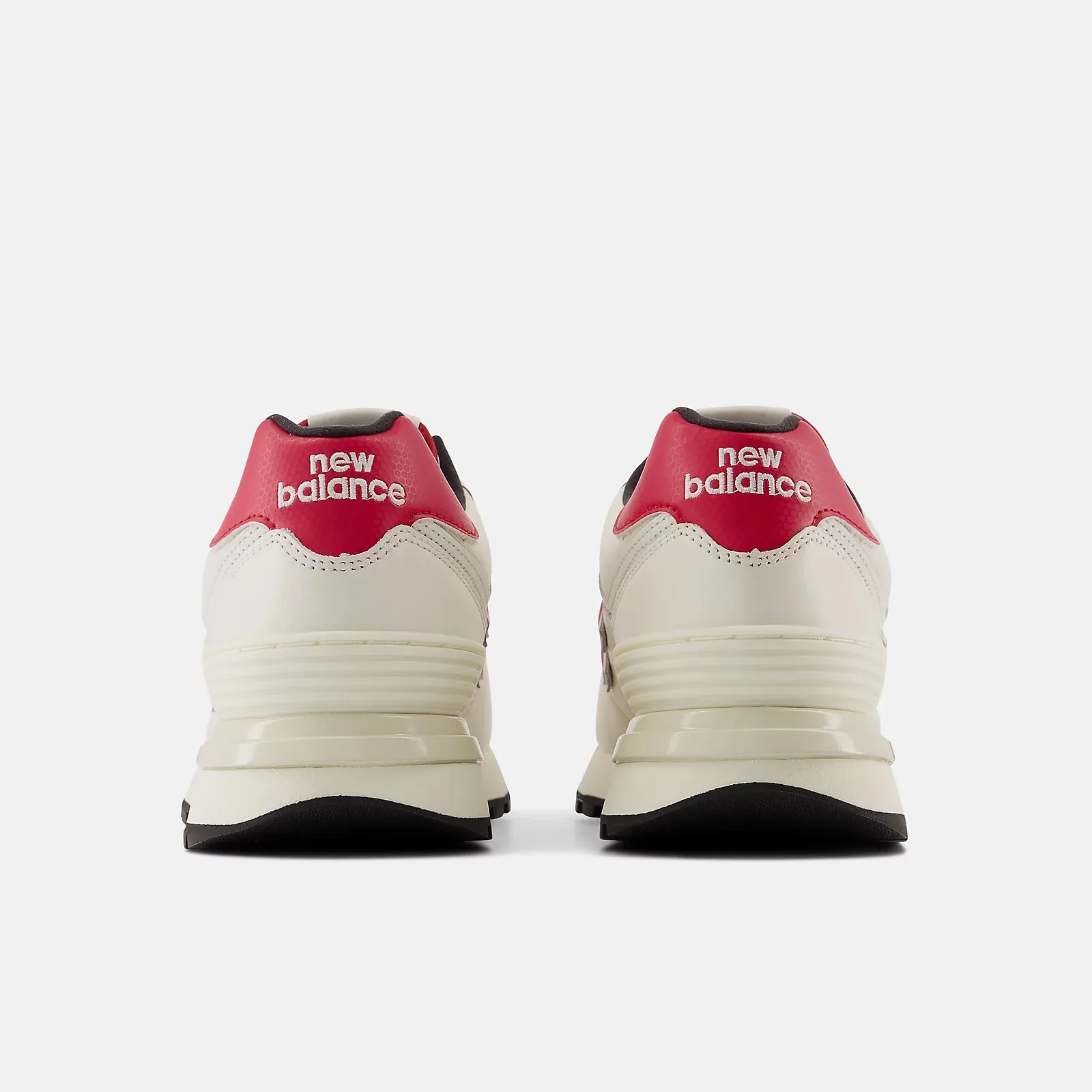 NEW BALANCE U574LGTC LEGACY - BEIGE CRIMSON RED BLACK