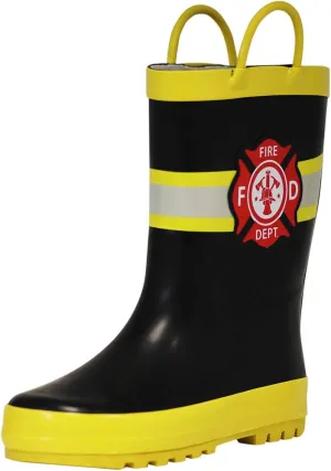 Norty Boys 11-3 Fire Chief Rubber Rain Boot 16244