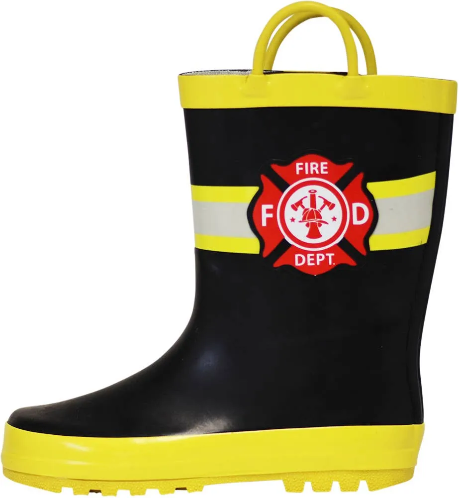 Norty Boys 11-3 Fire Chief Rubber Rain Boot 16244