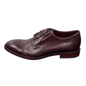 Paul Smith Mens CHE02 Chester Aubergine Leather Derby Shoes