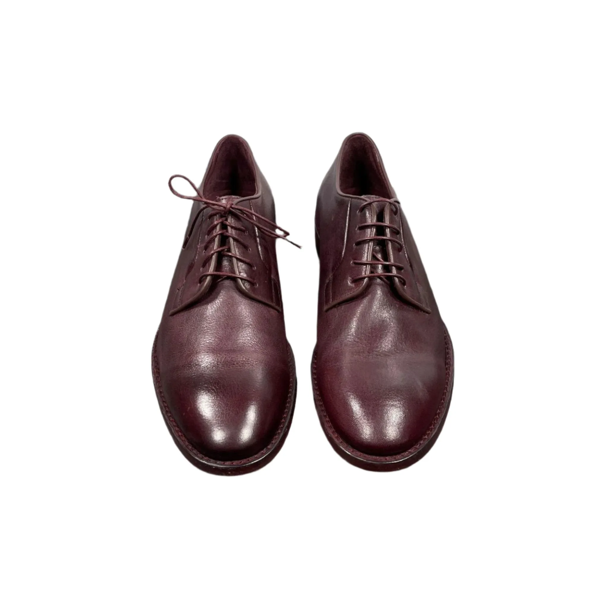 Paul Smith Mens CHE02 Chester Aubergine Leather Derby Shoes
