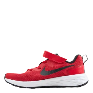Revolution 6 Little Kids' Shoes UNIVERSITY RED/BLACK
