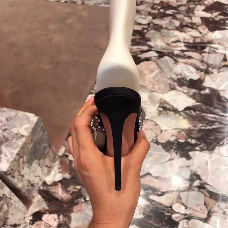 Shining Crystal Heels